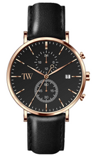 Aurora - Rose Gold / Black - TimeWise Watch Co.