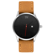 The Minimalist - Silver / Black / Brown - TimeWise Watch Co.